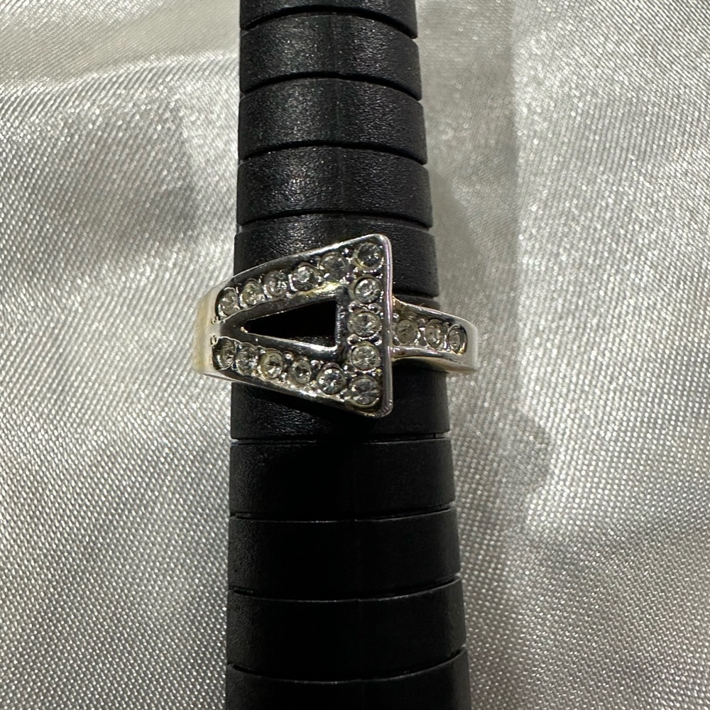 18kt GE plated ring with gemstones - Picture 2 of 6